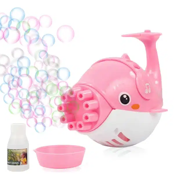 Dolphin Bubble Gun (Pink)