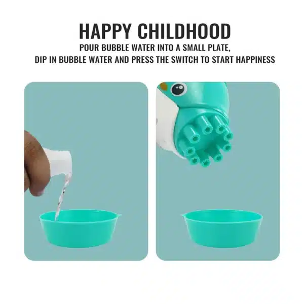 Dolphin Bubble Gun (Pink) - Image 3