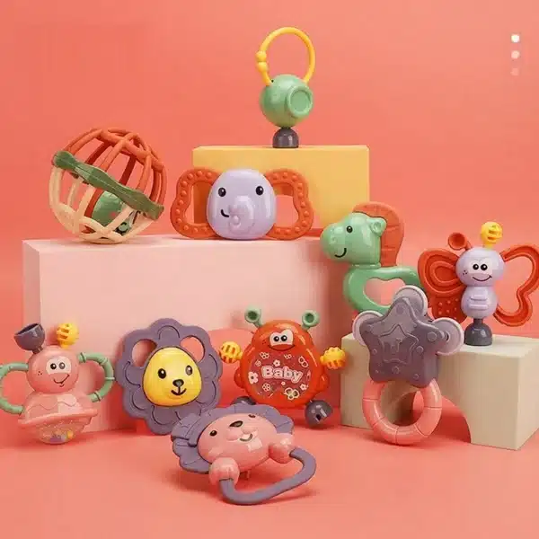 11pcs Baby Rattle Teether Set - Image 2