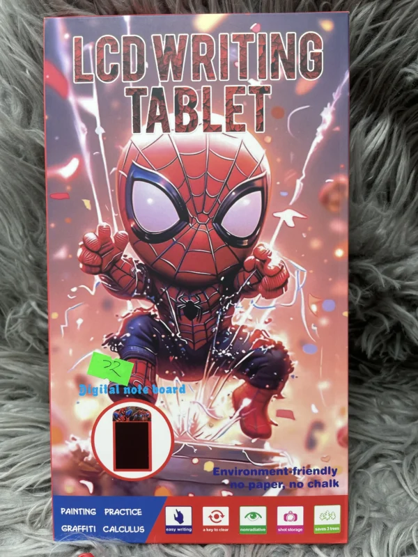 Spider Man Writing Tablet