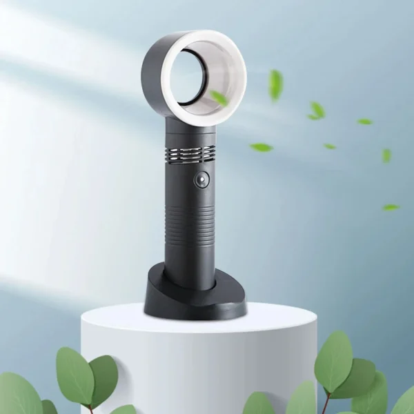 Portable Bladeless Rechargeable Fan for Summer - Image 3