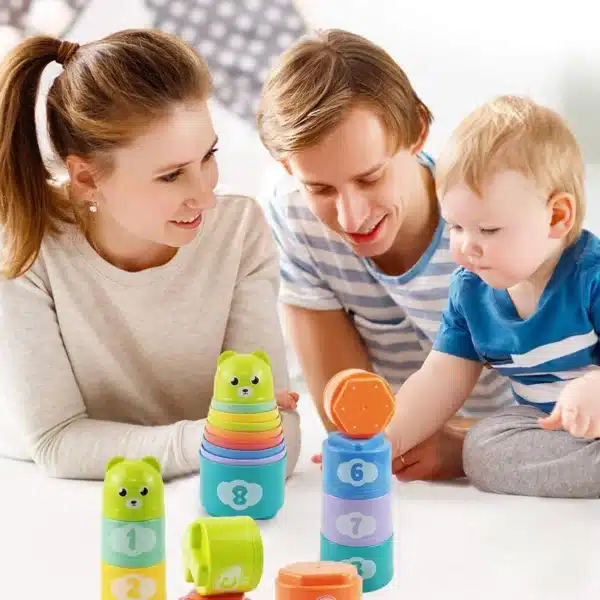 Stacking Cups Toy - Number & Letter - Image 3