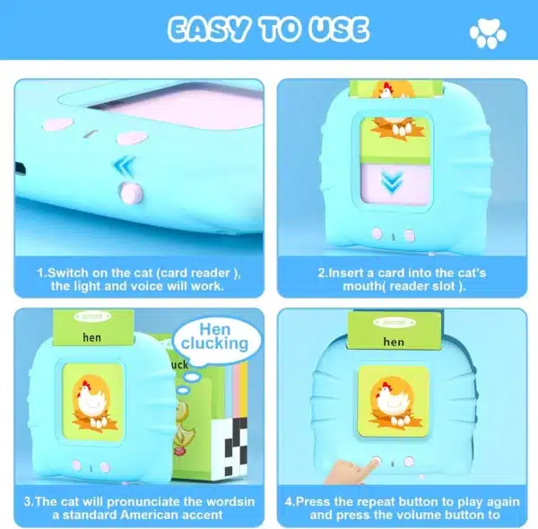 Talking Flash Cards - Sensory Learning Device (English) - Image 7
