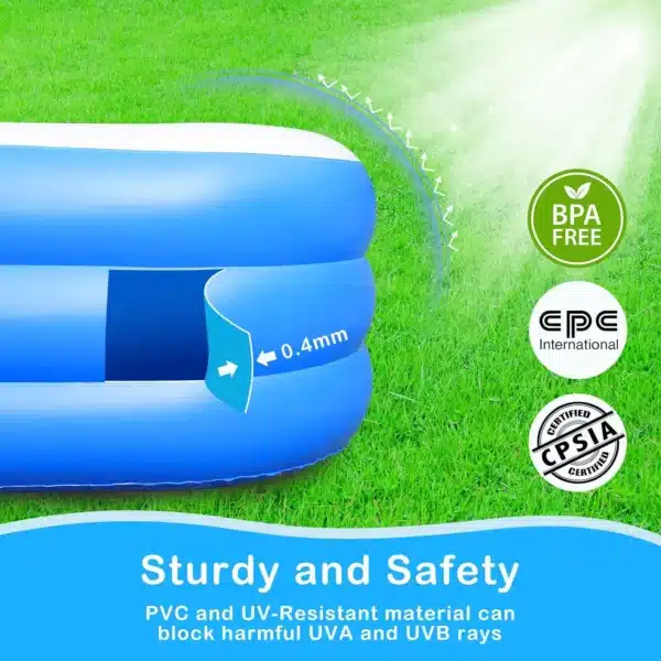 Inflatable Family Swimming Pool 120 inch - Image 5