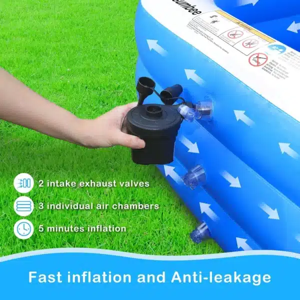 Inflatable Family Swimming Pool 120 inch - Image 3