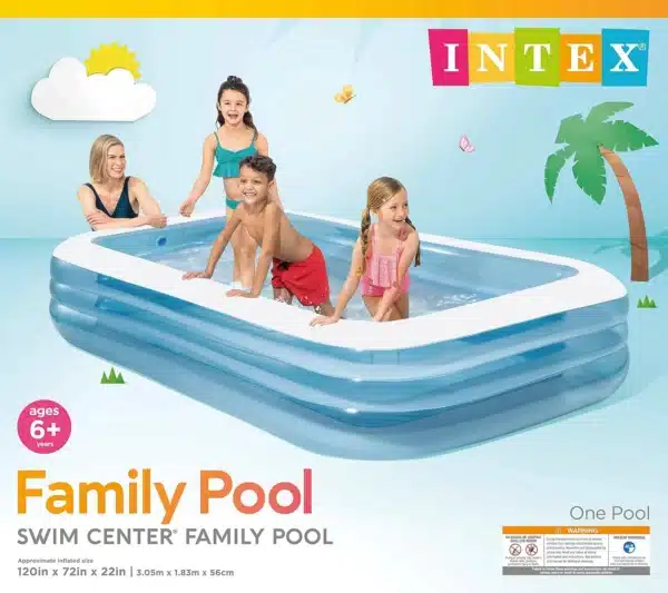 Inflatable Family Swimming Pool 120 inch
