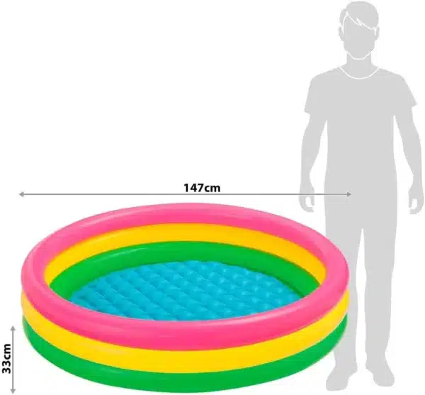 Sunset Glow Inflatable Pool 58 inch - Image 4