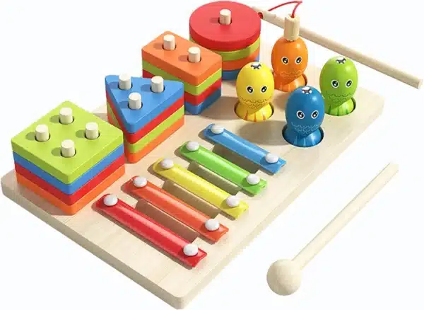 3 In 1 Wooden Puzzle Toy