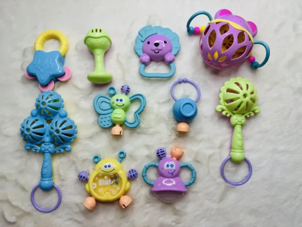 Baby Rattle and Teether Premium Set
