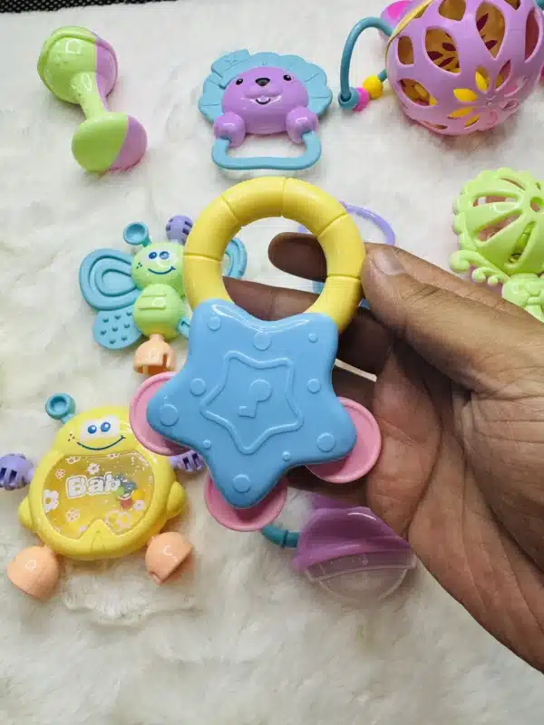 Baby Rattle and Teether Premium Set - Image 7