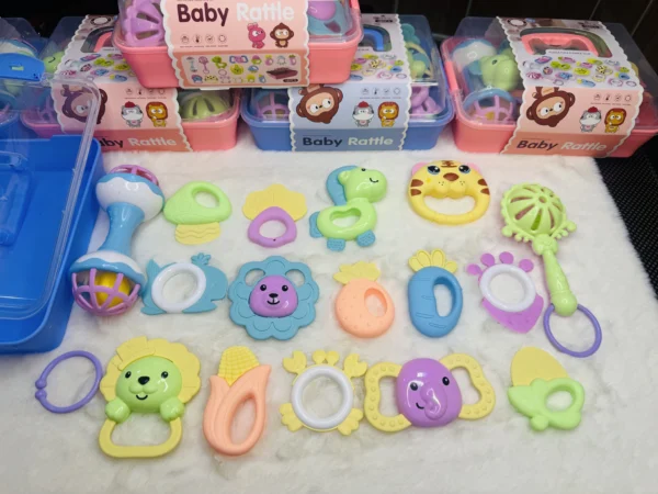 18pcs Box Rattle Teether Set - Image 4