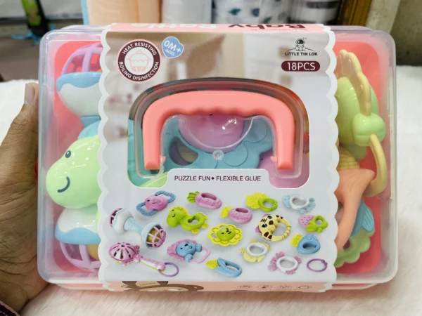 18pcs Box Rattle Teether Set - Image 3