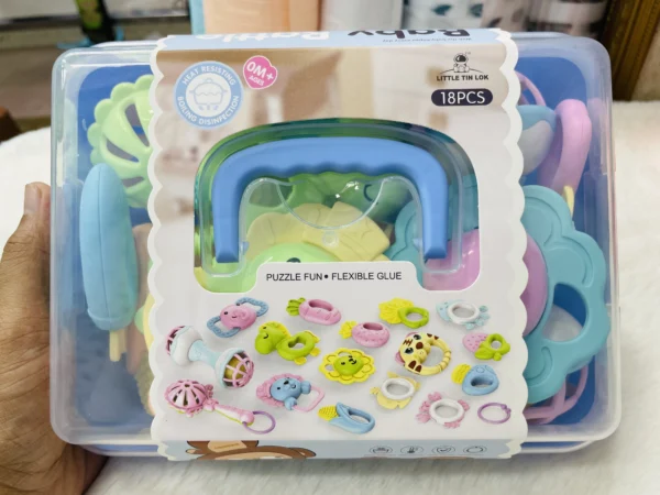 18pcs Box Rattle Teether Set - Image 2