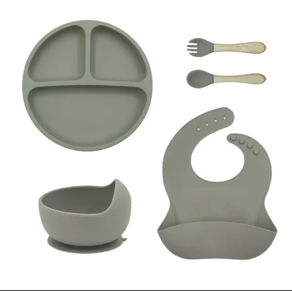 5pcs Baby Feeding Set - Image 4