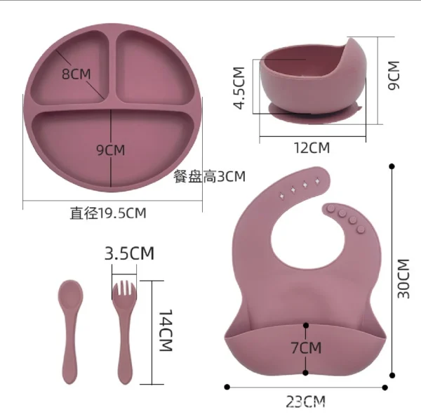 5pcs Baby Feeding Set - Image 5