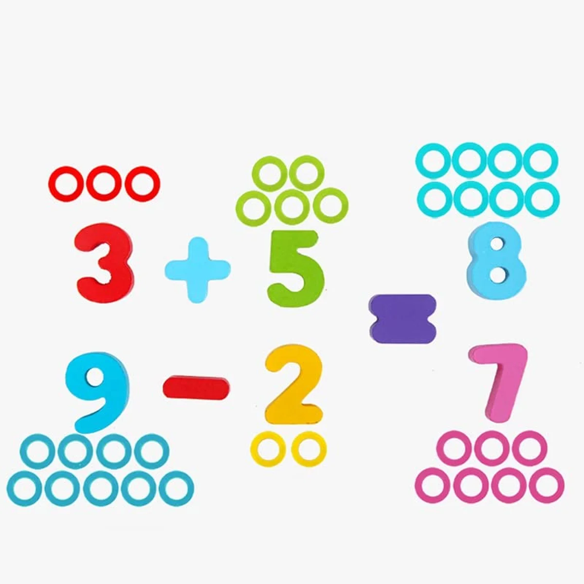 Learning Board counting rings plus minus