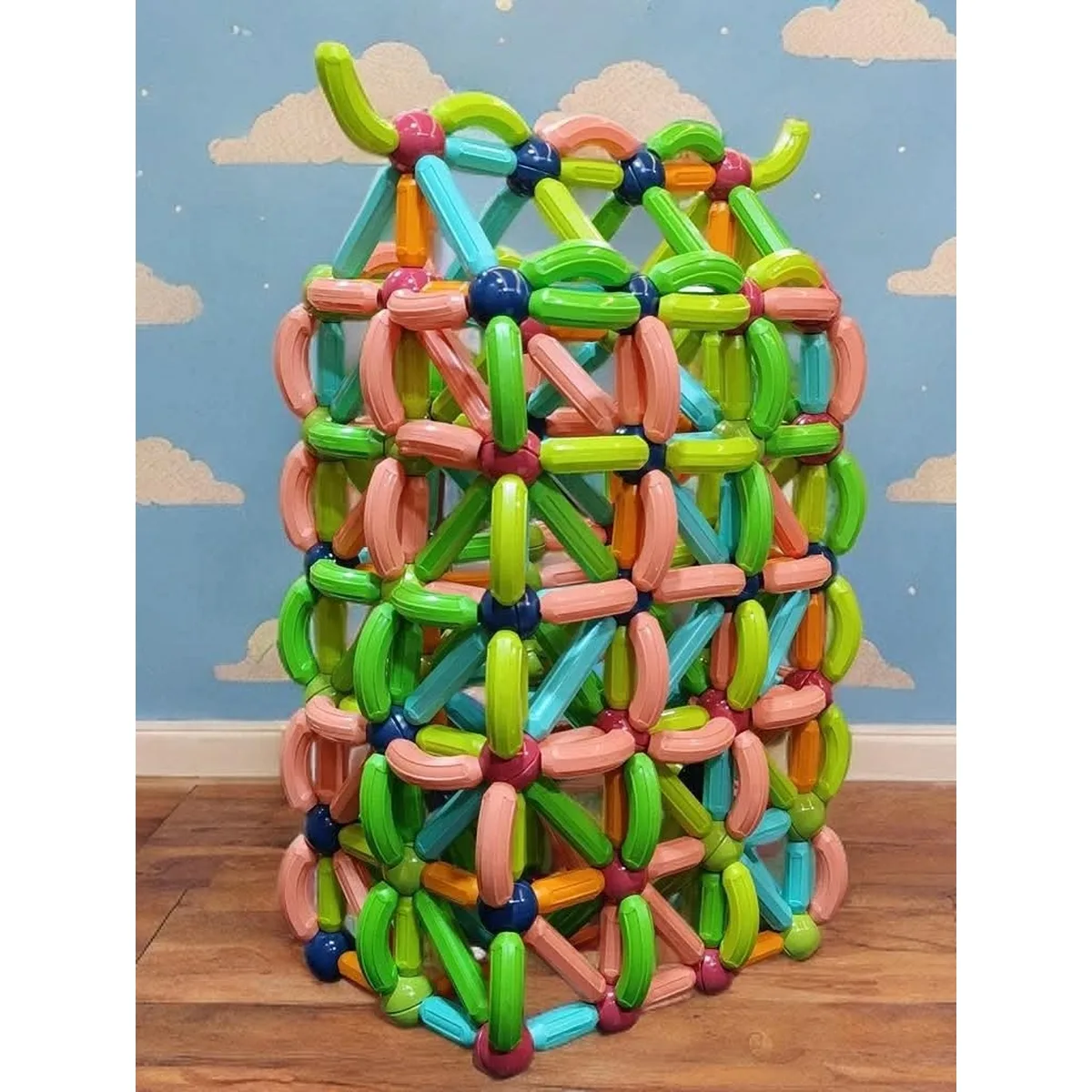 Magnetic Stick Building Toy tower