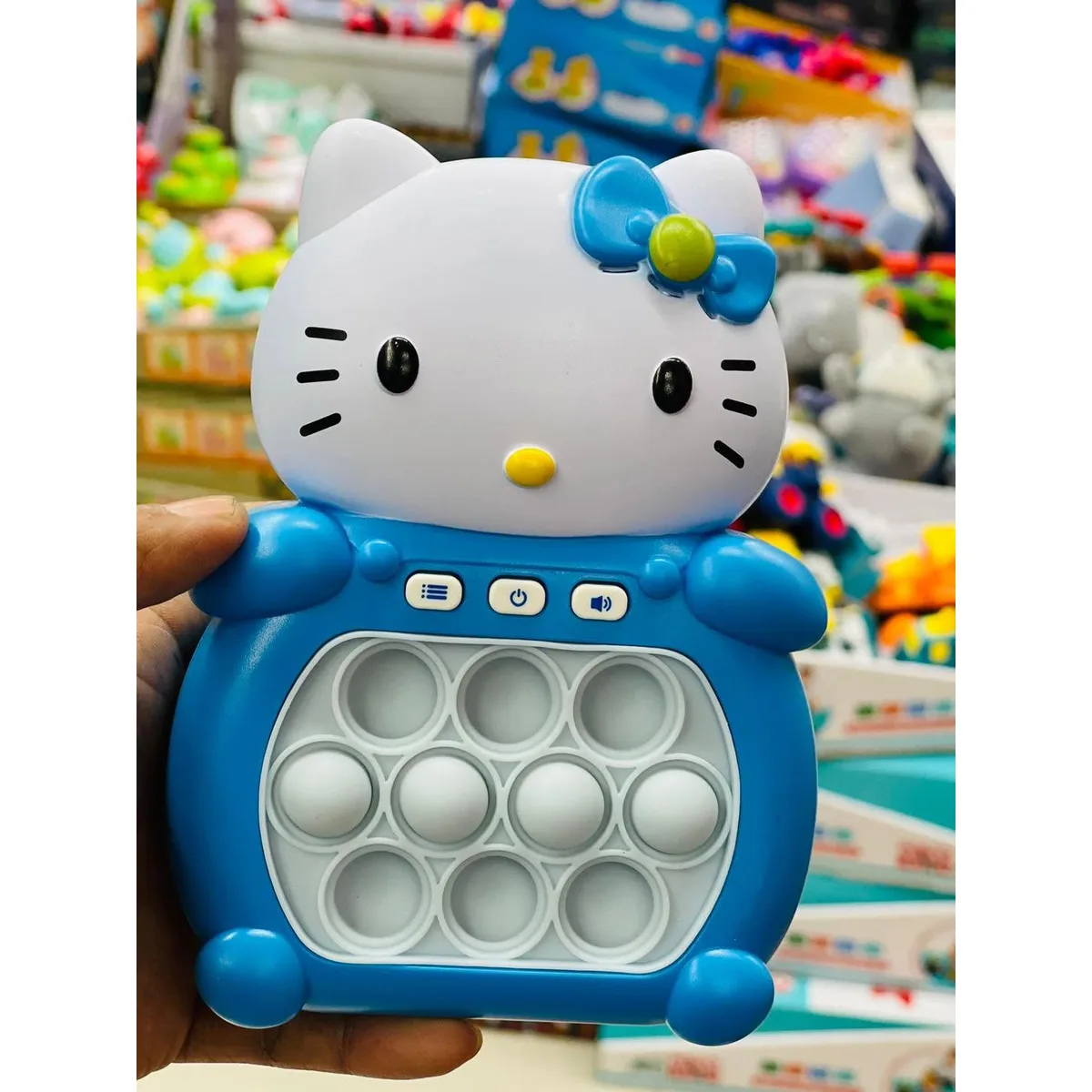 Push Pop Game blue kitty