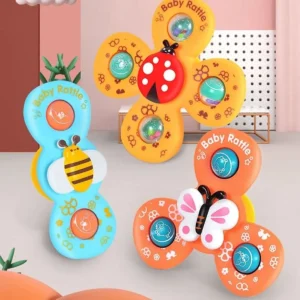 Suction Spinner Rattle Toy 3pcs set
