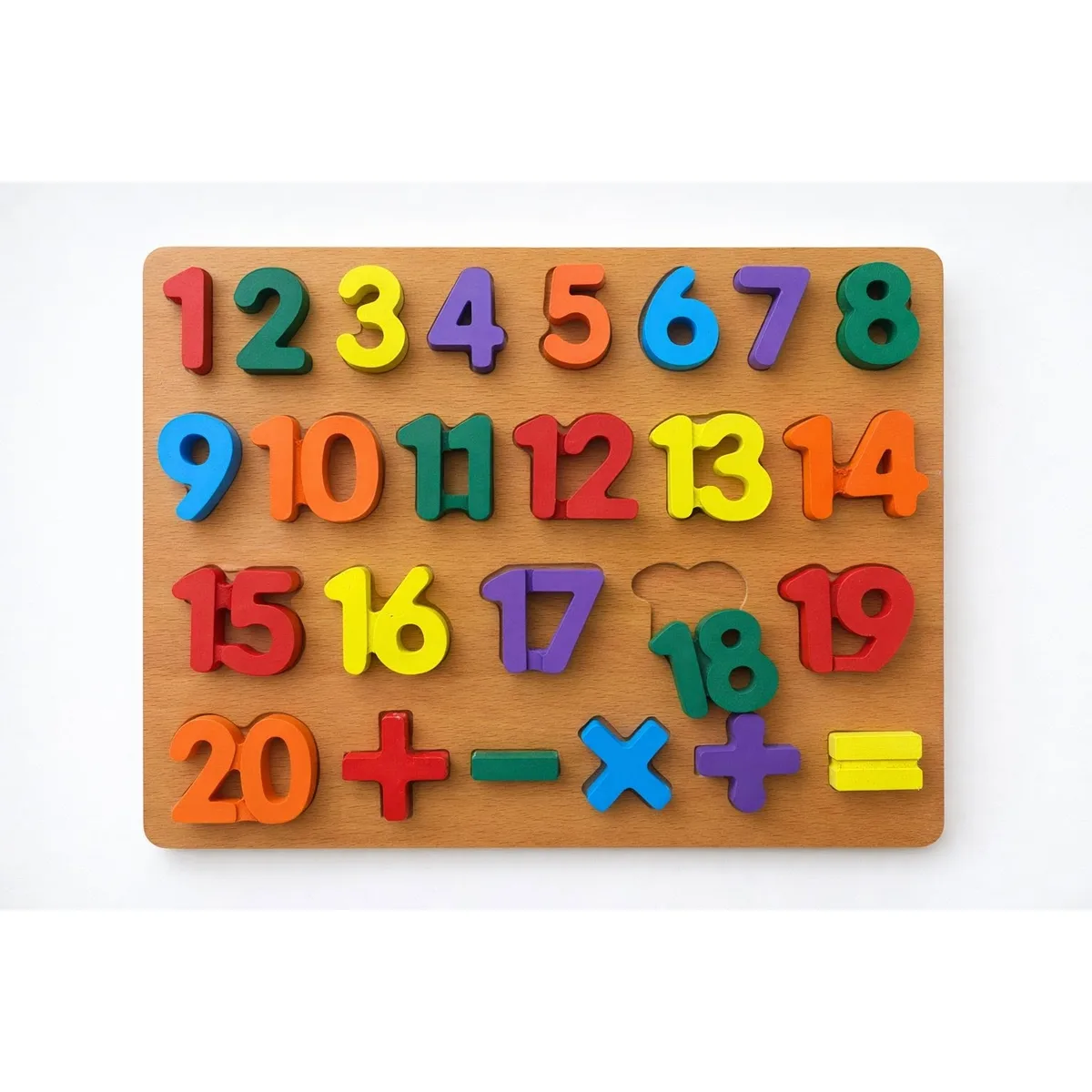 Wooden Chunky Puzzle 123